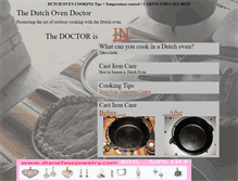 Tablet Screenshot of dutchovendoctor.com